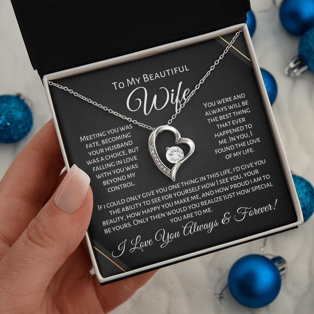 To My Beautiful Wife - One Thing - Necklace