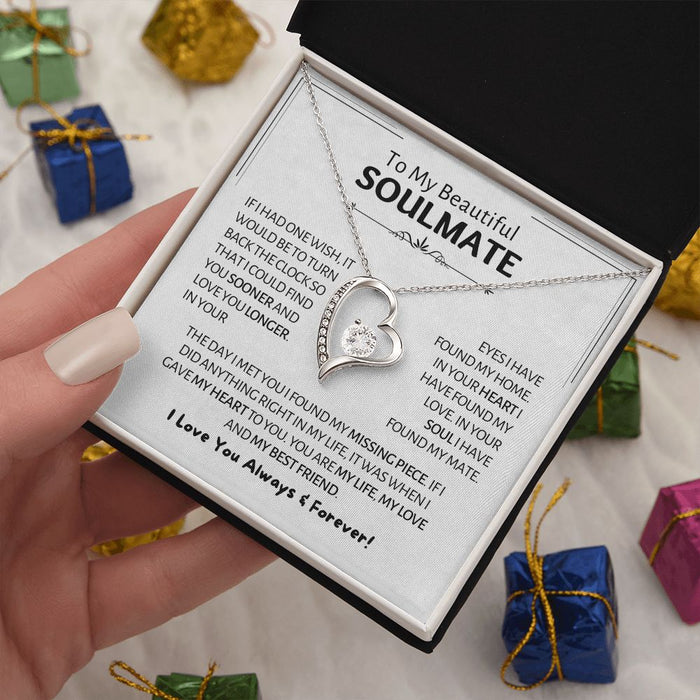 My Beautiful Soulmate - My Home - Forever Love Necklace