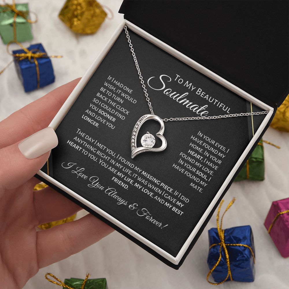 To My Beautiful Soulmate - Missing Piece - Necklace