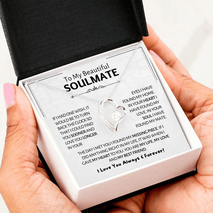 My Beautiful Soulmate - My Home - Forever Love Necklace