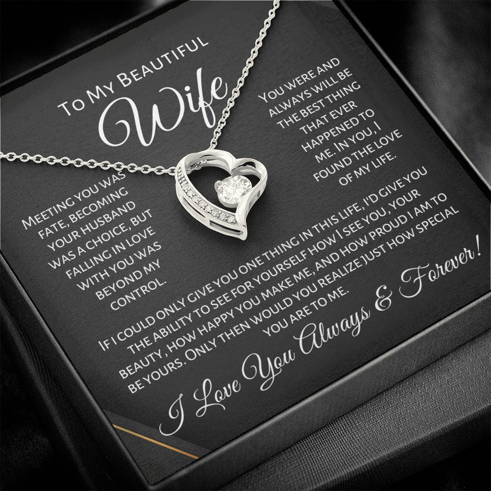 To My Beautiful Wife - One Thing - Necklace