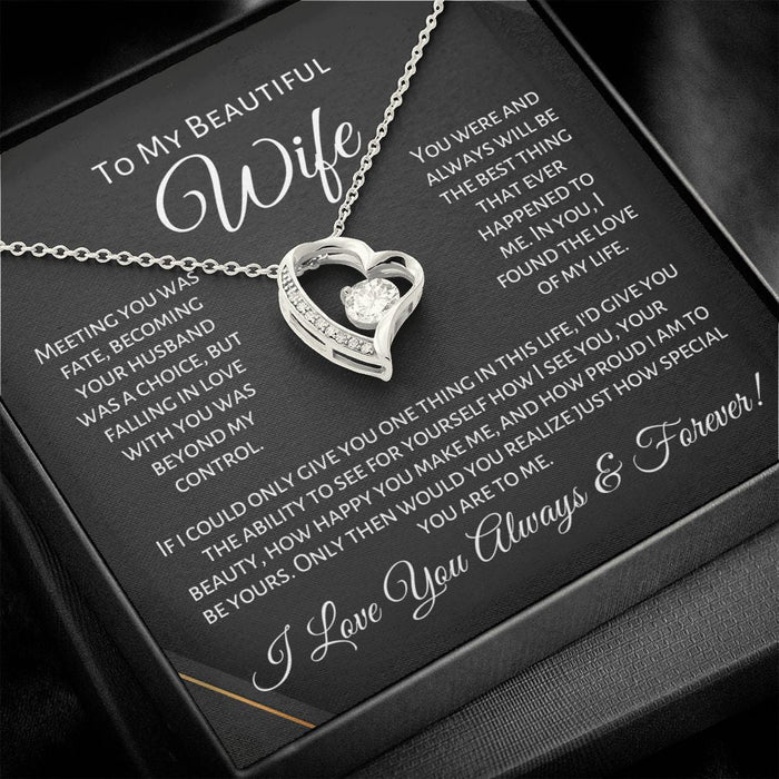 To My Beautiful Wife - One Thing - Necklace