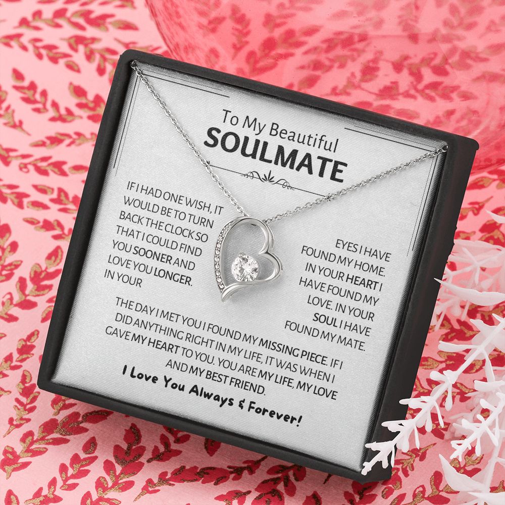 My Beautiful Soulmate - My Home - Forever Love Necklace