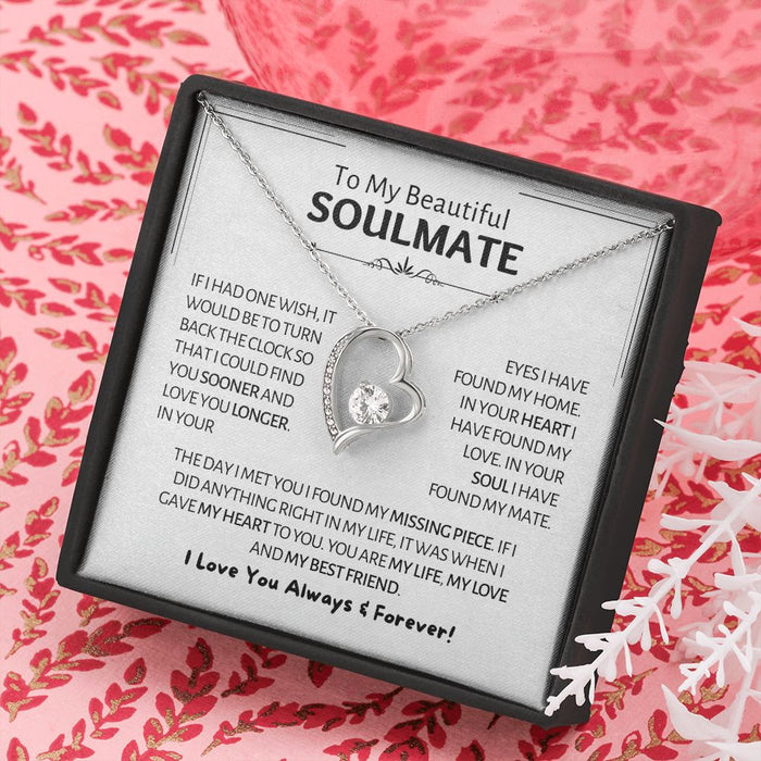 My Beautiful Soulmate - My Home - Forever Love Necklace