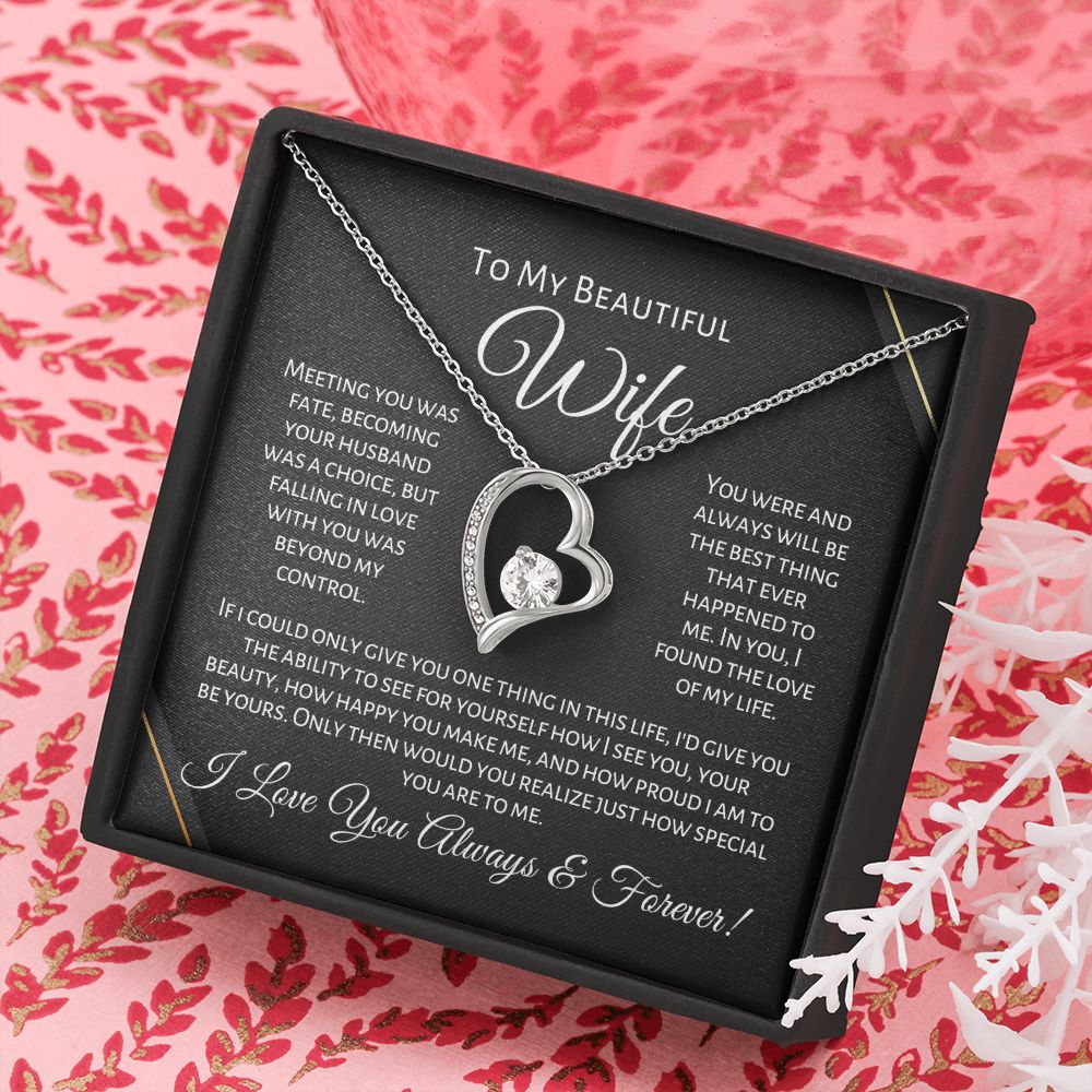 To My Beautiful Wife - One Thing - Necklace