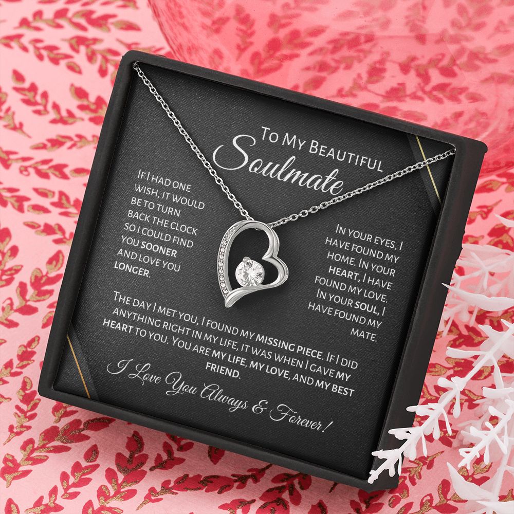To My Beautiful Soulmate - Missing Piece - Necklace