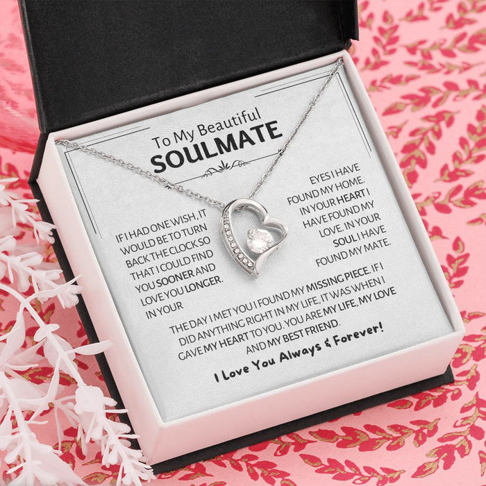 My Beautiful Soulmate - My Home - Forever Love Necklace