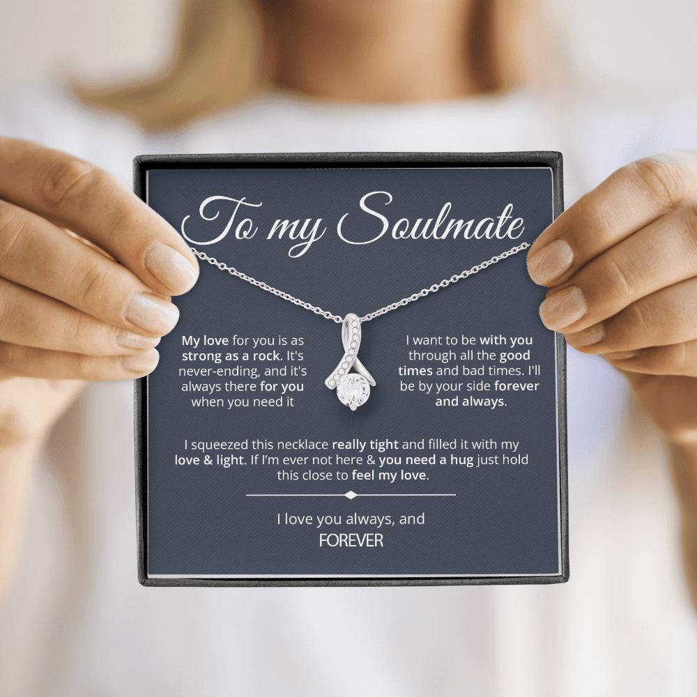 To My Soulmate Necklace - Strong As Rock