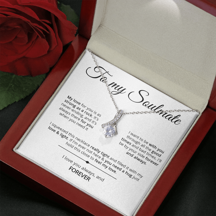 To My Soulmate - Strong As A Rock - Pendant