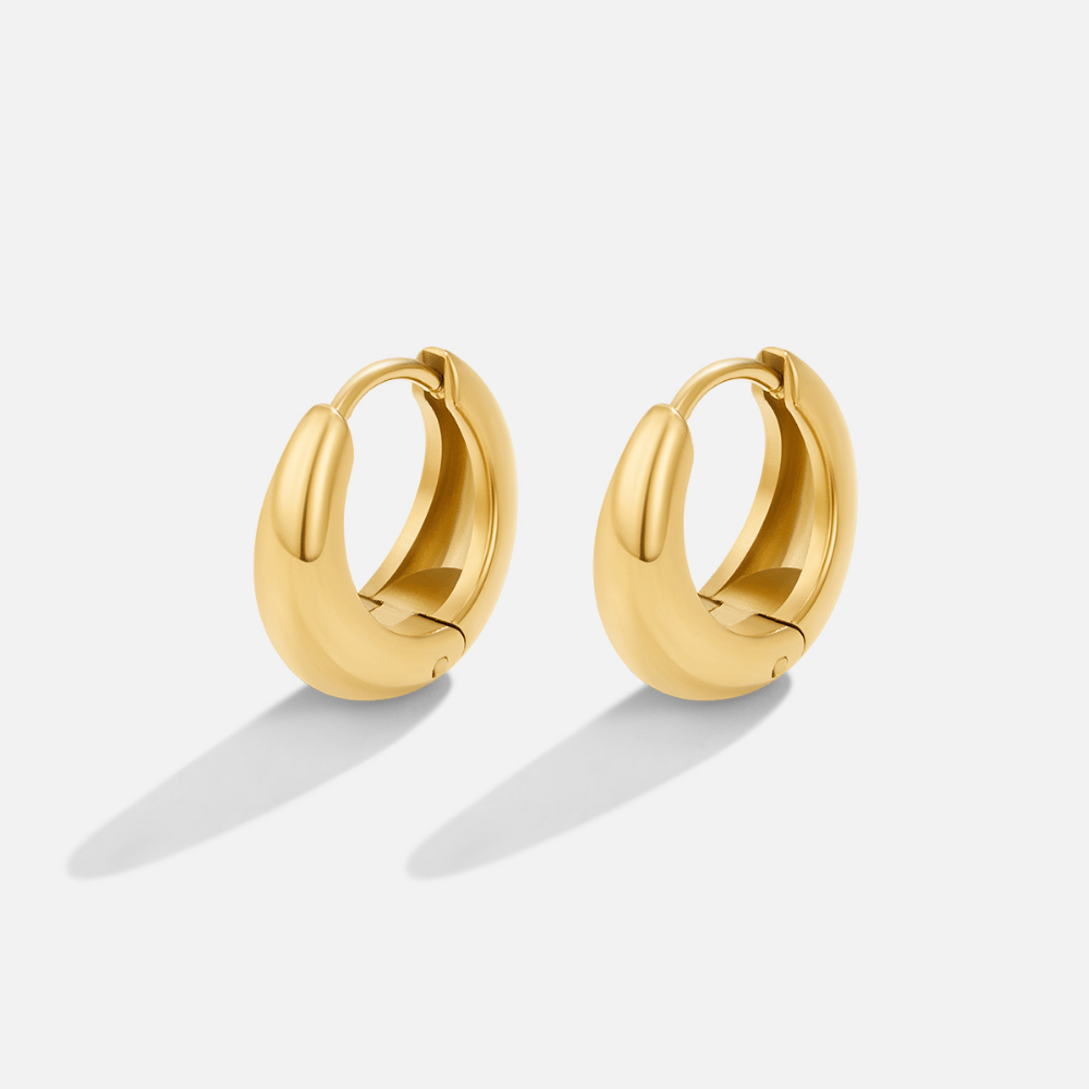 Camille | Gold Hoop Earrings-Earrings-Urban Devyne-Urban Devyne