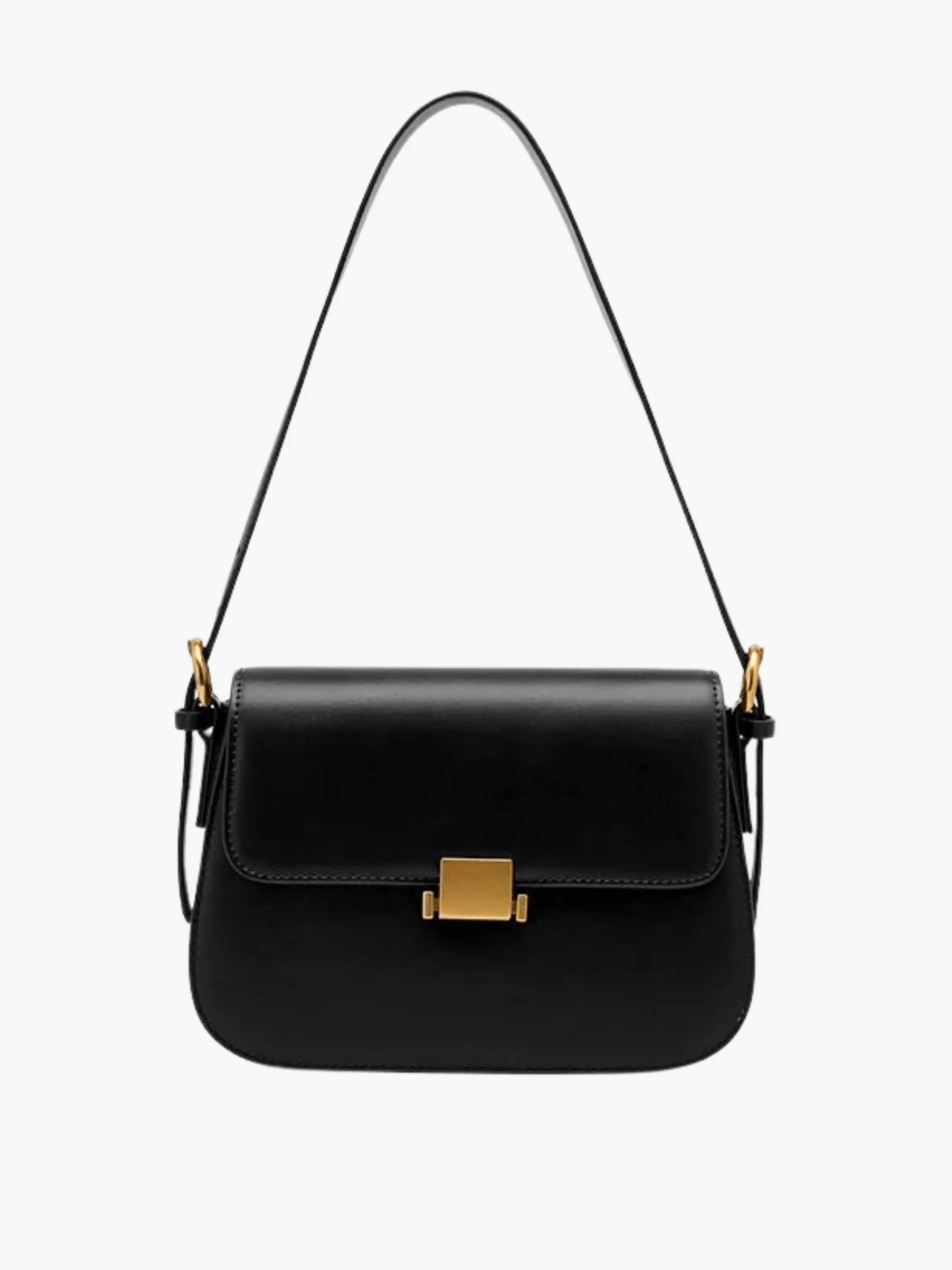 Dolce | Leather Shoulder Bag-Shoulder Bag-Urban Devyne-Black-Urban Devyne