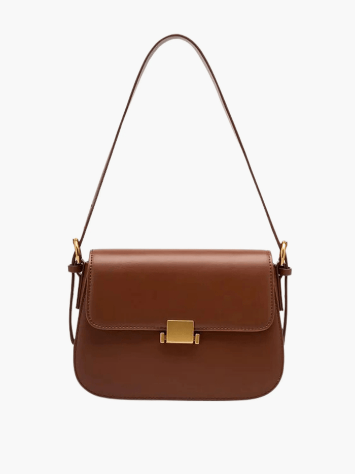 Dolce | Leather Shoulder Bag-Shoulder Bag-Urban Devyne-Dark Brown-Urban Devyne