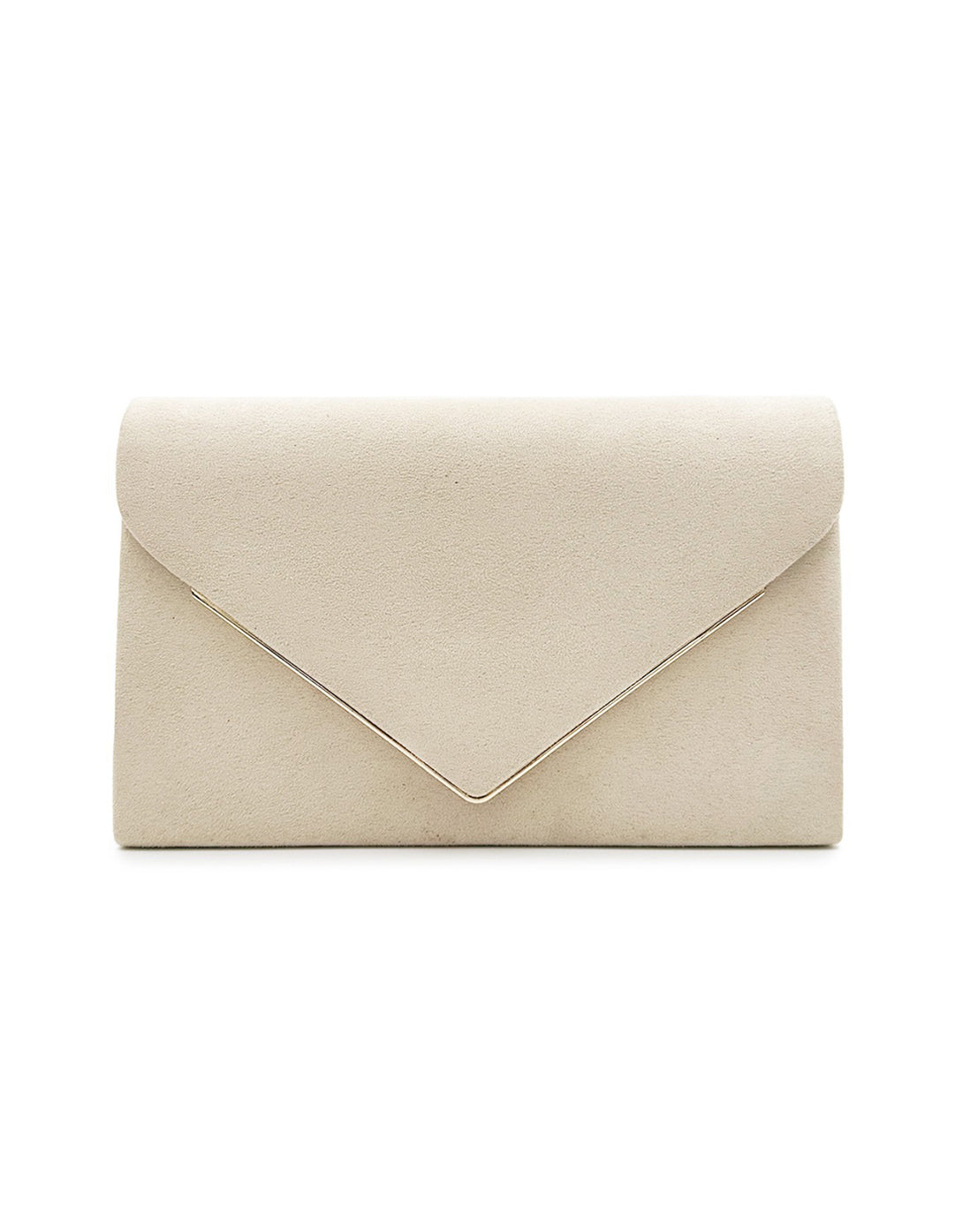 Winnie Suede Velvet Envelope Clutch