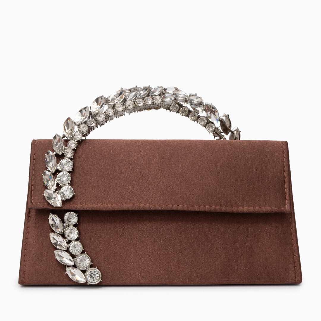 Isabelle | Clutch Bag-Clutches-Urban Devyne-Dark Brown-Urban Devyne