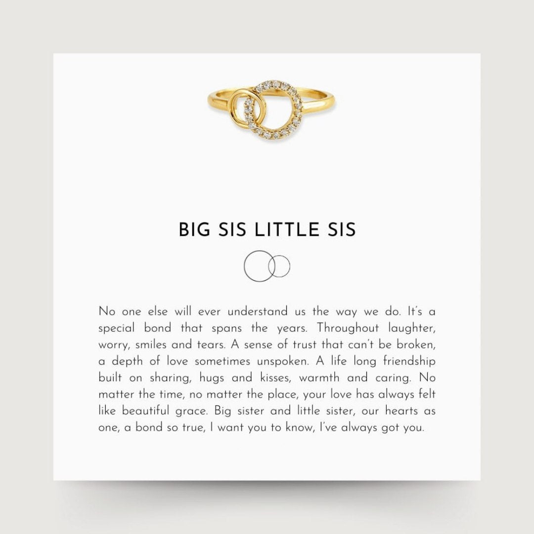 Always Us Gold Ring for My Sister