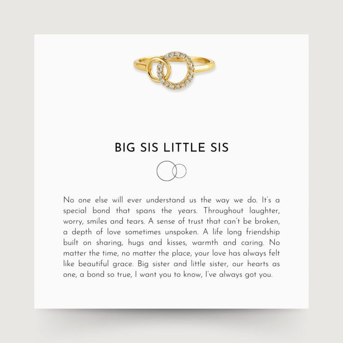 Always Us Gold Ring for My Sister