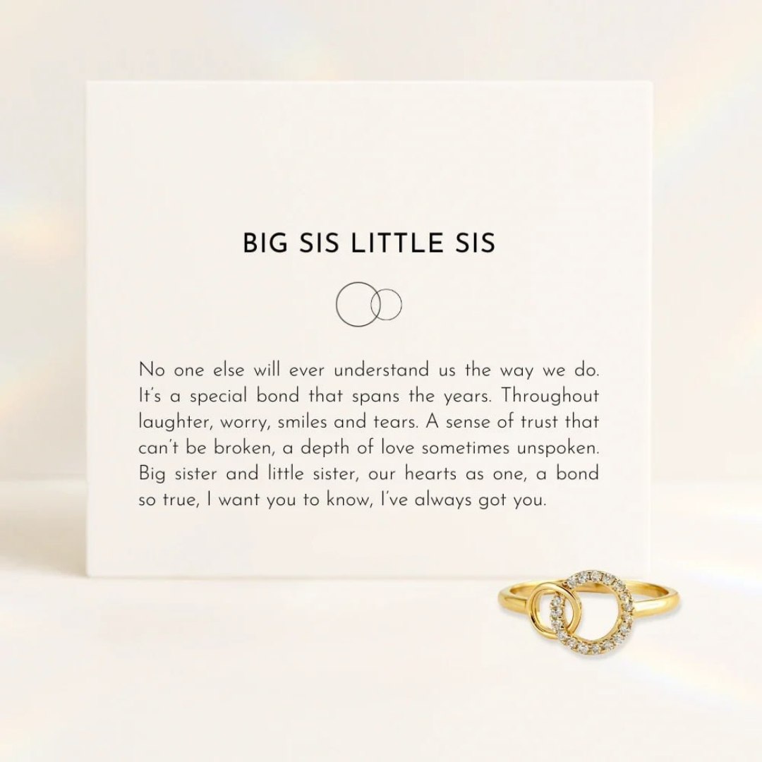 Always Us Gold Ring for My Sister