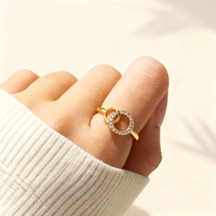 Always Us Gold Ring for My Sister