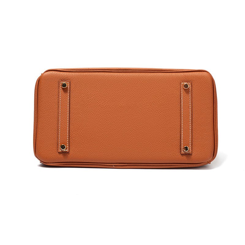 Alina | Tan Leather Tote Bag-Handbag-Urban Devyne-Urban Devyne