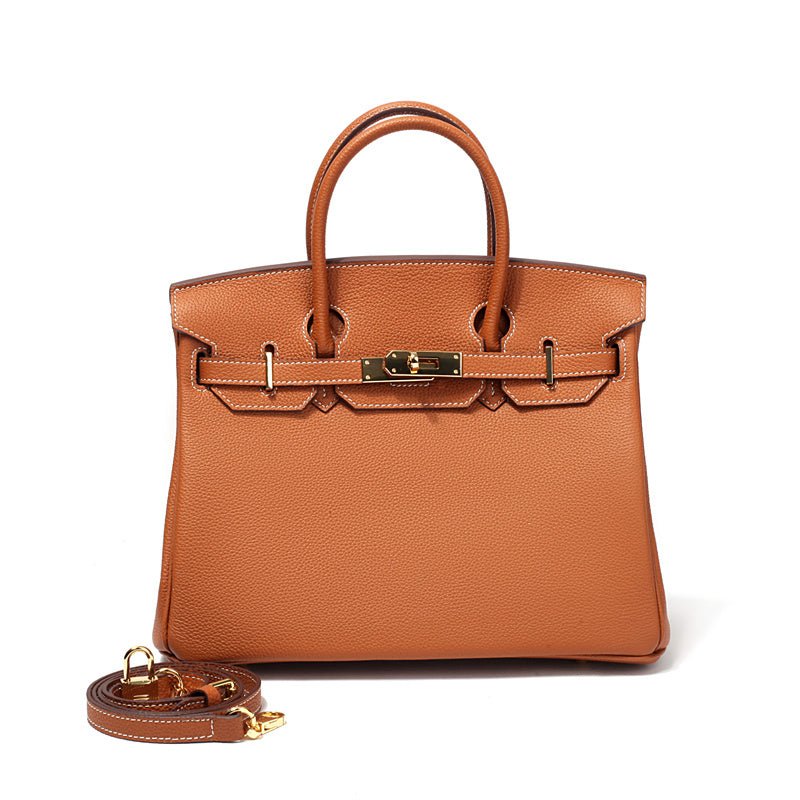 Alina | Tan Leather Tote Bag-Handbag-Urban Devyne-Urban Devyne