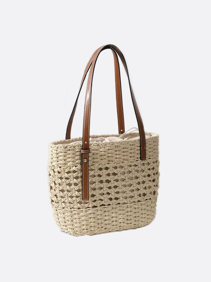 Heidi | Woven Rope Tote Straw Bag-Shoulder Bags-Urban Devyne-Urban Devyne