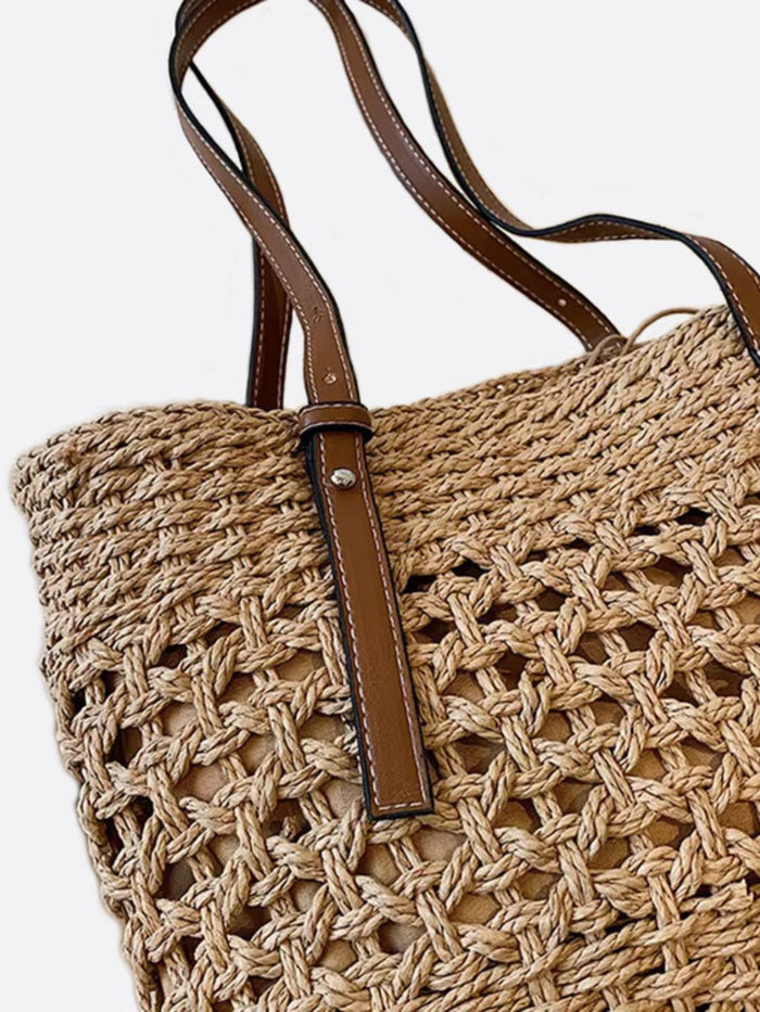 Heidi | Woven Rope Tote Straw Bag-Shoulder Bags-Urban Devyne-Urban Devyne