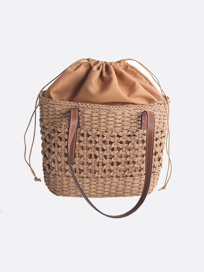 Heidi | Woven Rope Tote Straw Bag-Shoulder Bags-Urban Devyne-Urban Devyne