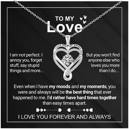 To My Wife - Forever & Always Necklace