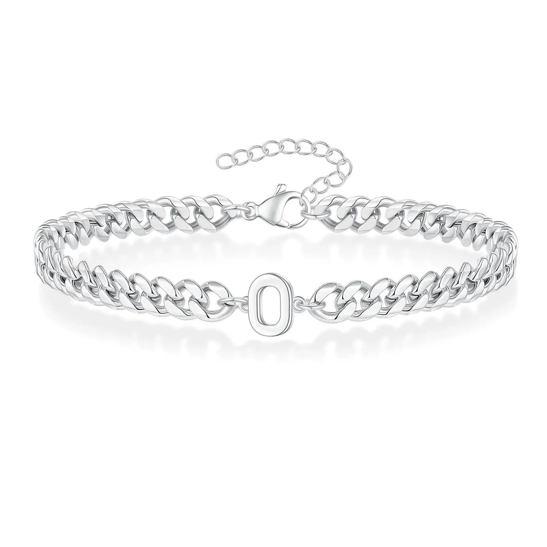 Bea Couples Letter Initial Cuban Bracelet