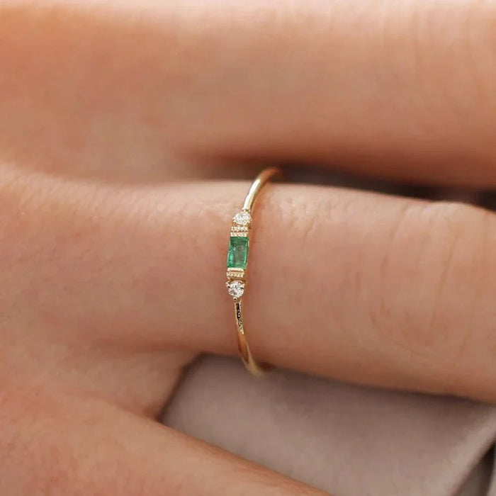 Catrin Dainty & Baguette Diamond Ring