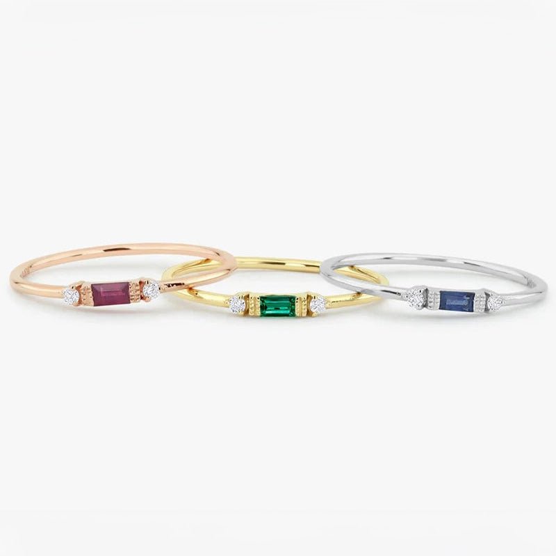 Catrin Dainty & Baguette Diamond Ring