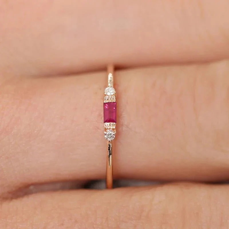 Catrin Dainty & Baguette Diamond Ring