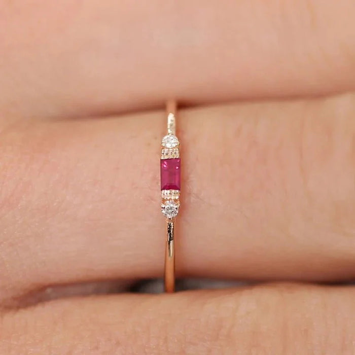 Catrin Dainty & Baguette Diamond Ring