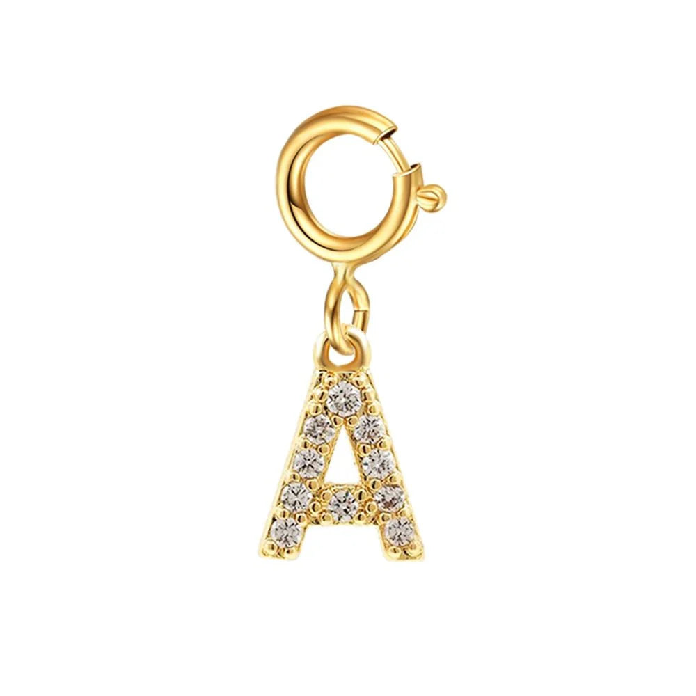 Iona Dainty Cuban Figaro Chain Letter Initial Bracelet