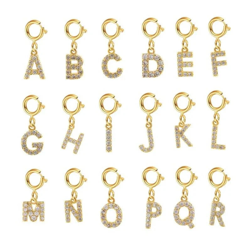 Iona Dainty Cuban Figaro Chain Letter Initial Bracelet