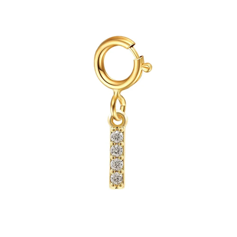 Iona Dainty Cuban Figaro Chain Letter Initial Bracelet