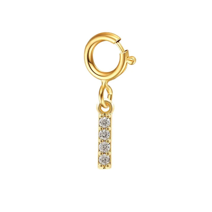 Iona Dainty Cuban Figaro Chain Letter Initial Bracelet