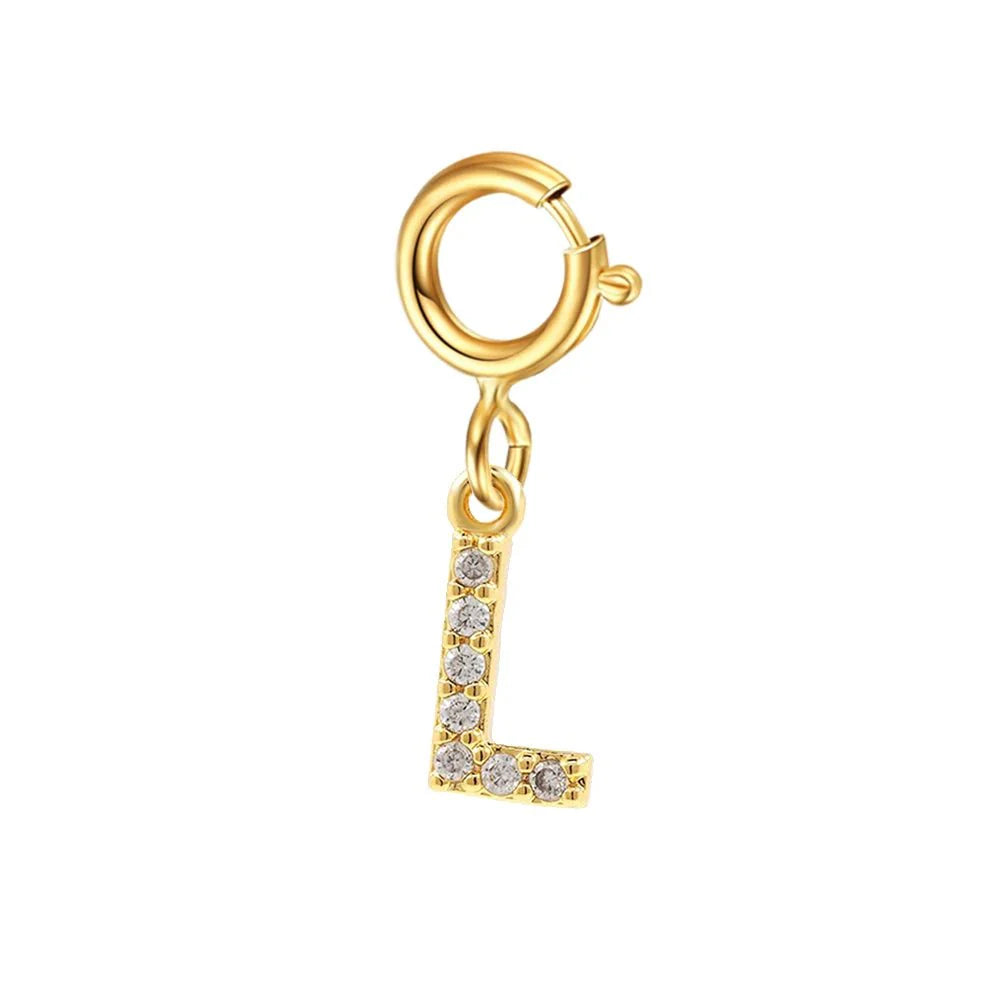 Iona Dainty Cuban Figaro Chain Letter Initial Bracelet