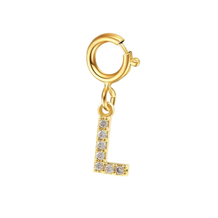 Iona Dainty Cuban Figaro Chain Letter Initial Bracelet