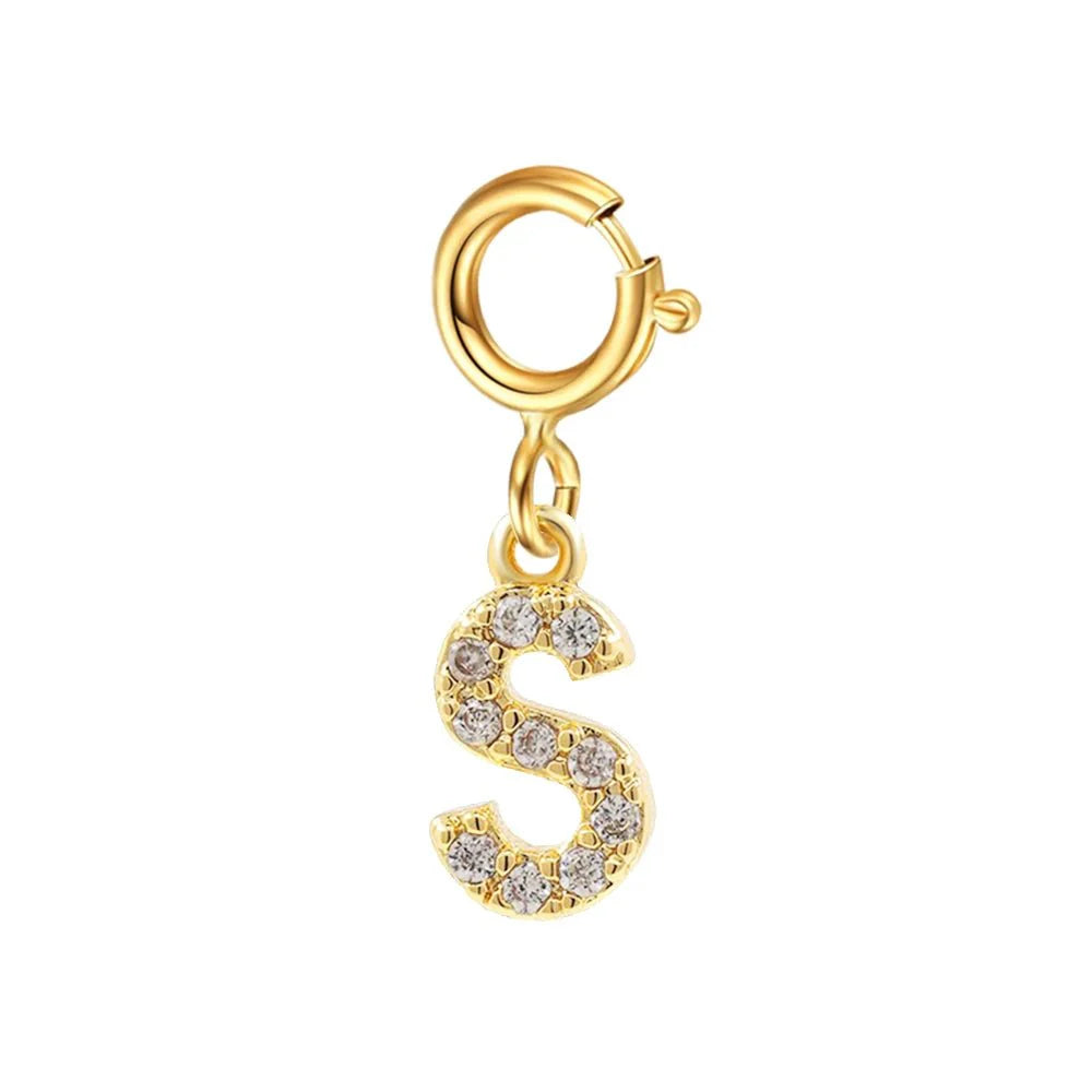 Iona Dainty Cuban Figaro Chain Letter Initial Bracelet