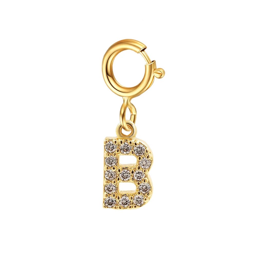 Iona Dainty Cuban Figaro Chain Letter Initial Bracelet
