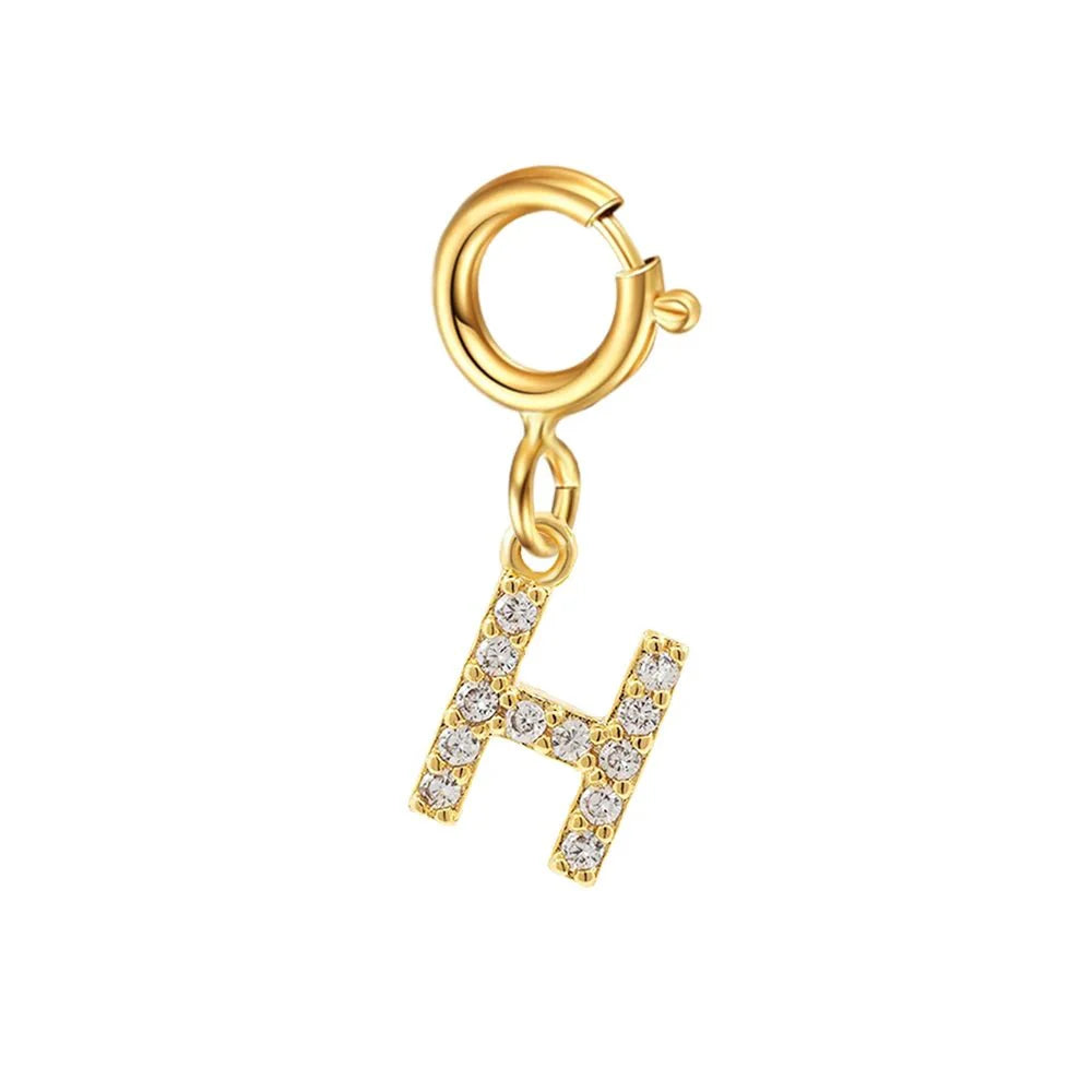 Iona Dainty Cuban Figaro Chain Letter Initial Bracelet