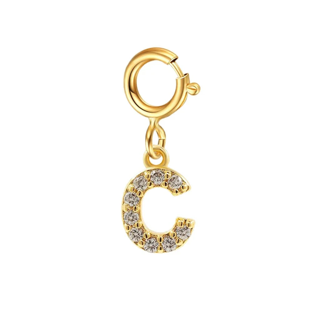 Iona Dainty Cuban Figaro Chain Letter Initial Bracelet