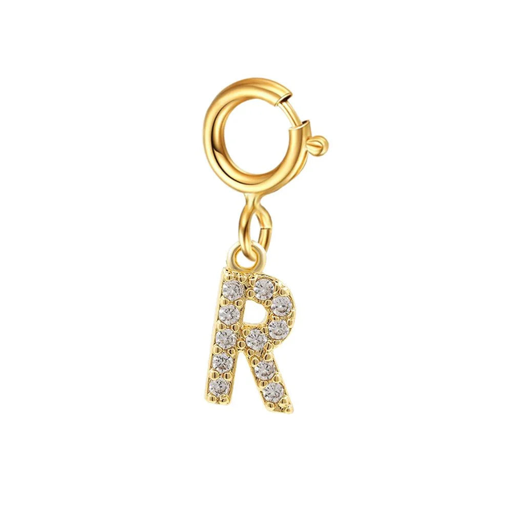 Iona Dainty Cuban Figaro Chain Letter Initial Bracelet