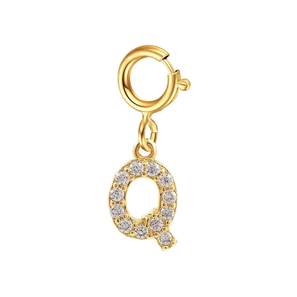 Iona Dainty Cuban Figaro Chain Letter Initial Bracelet