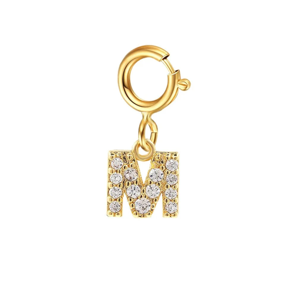 Iona Dainty Cuban Figaro Chain Letter Initial Bracelet