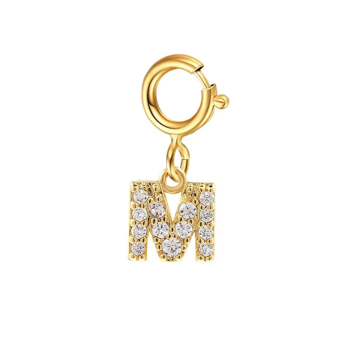 Iona Dainty Cuban Figaro Chain Letter Initial Bracelet