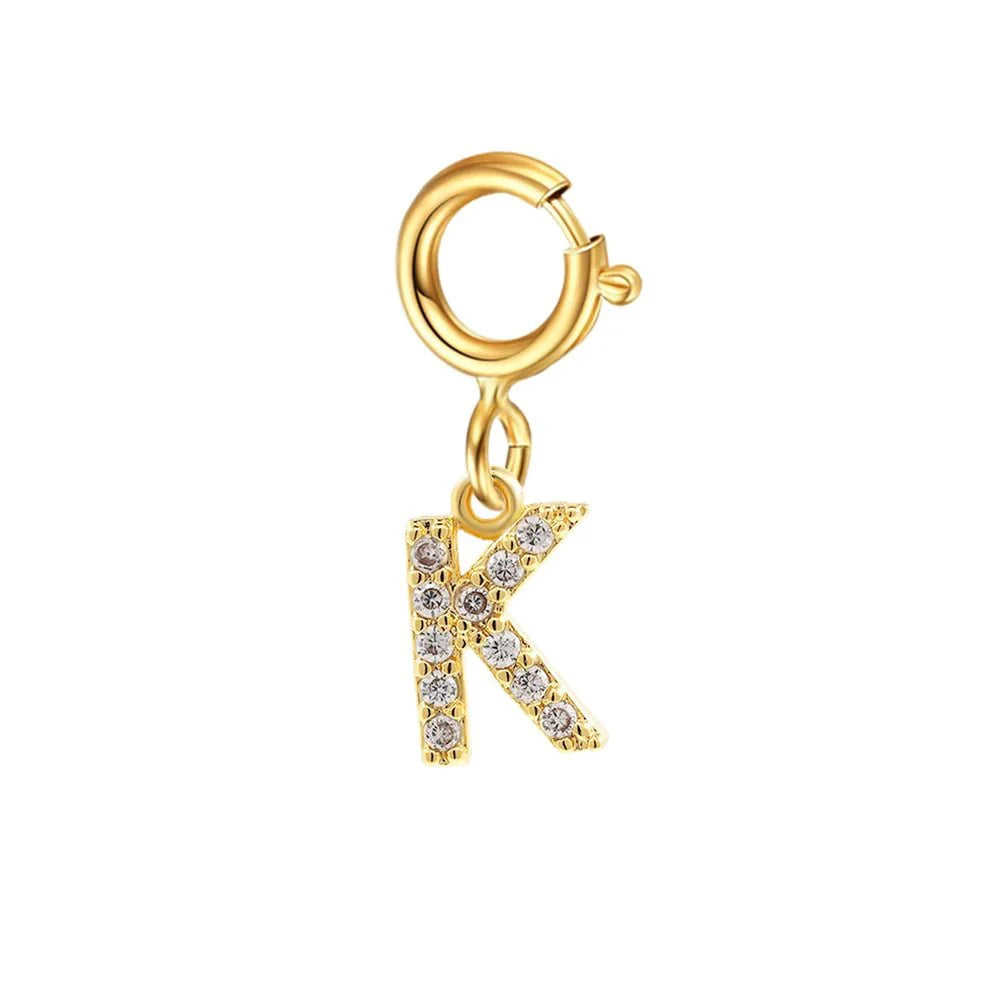 Iona Dainty Cuban Figaro Chain Letter Initial Bracelet