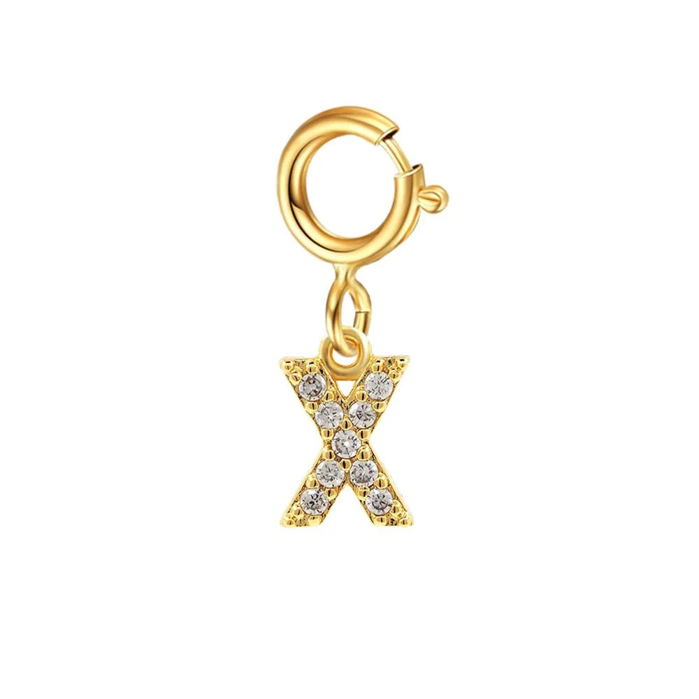 Iona Dainty Cuban Figaro Chain Letter Initial Bracelet