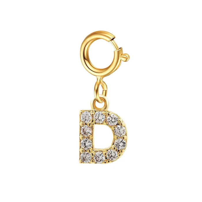 Iona Dainty Cuban Figaro Chain Letter Initial Bracelet